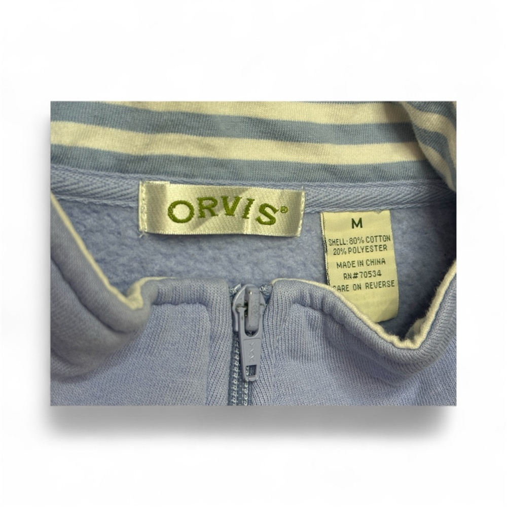 Orvis Women's blue Zip-Up Jacket - Picture 3 of 3